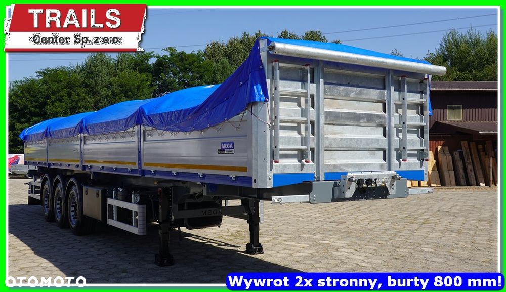 Inny Wywrotka 2x strony, platforma 12,60 m, burty ALUM 600/800 mm !!! - 12