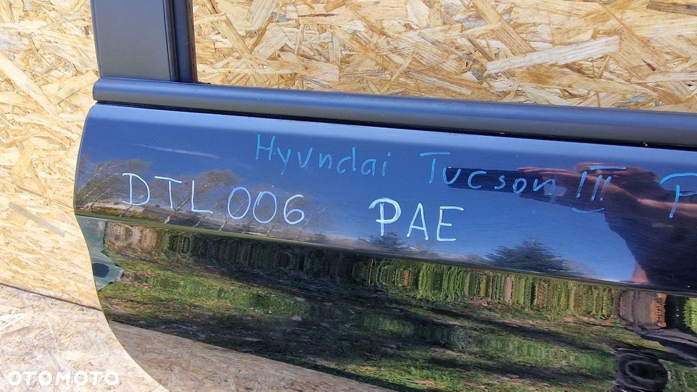 HYUNDAI TUCSON 3 III DRZWI TYŁ TYLNE LEWE LEWA KOD LAK. PAE - 2