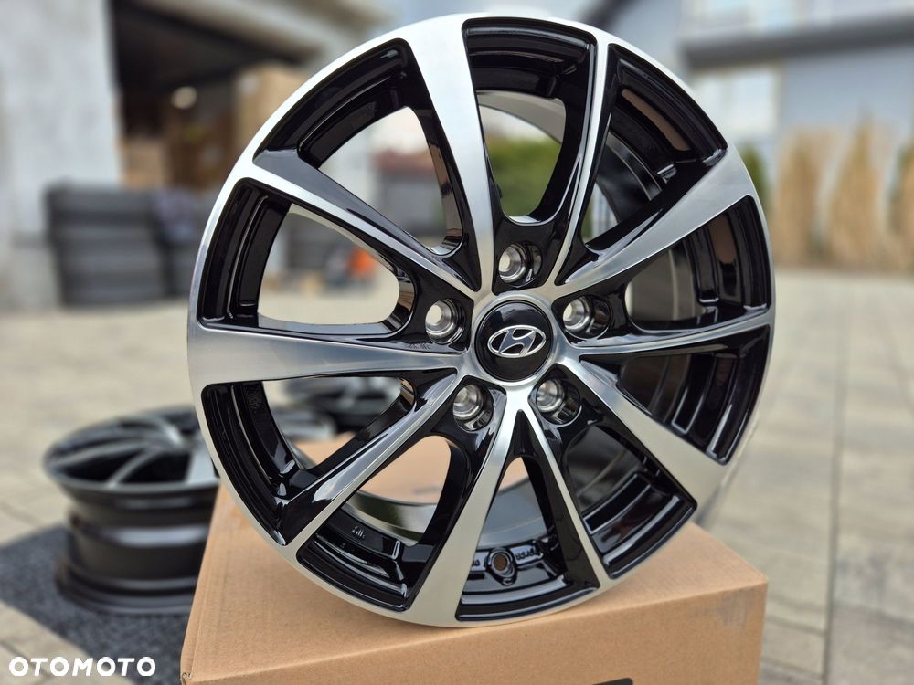 Hyundai 16 " Felgi Nowe 5x114,3 Elantra I30 Kona iX20 iX35 Kona - Czarny Poler - 3
