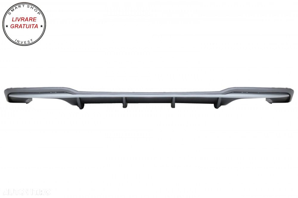 Difuzor Bara Spate cu Ornamente toba Audi A3 8V Facelift Sedan Convertible (2016-2- livrare gratuita - 4