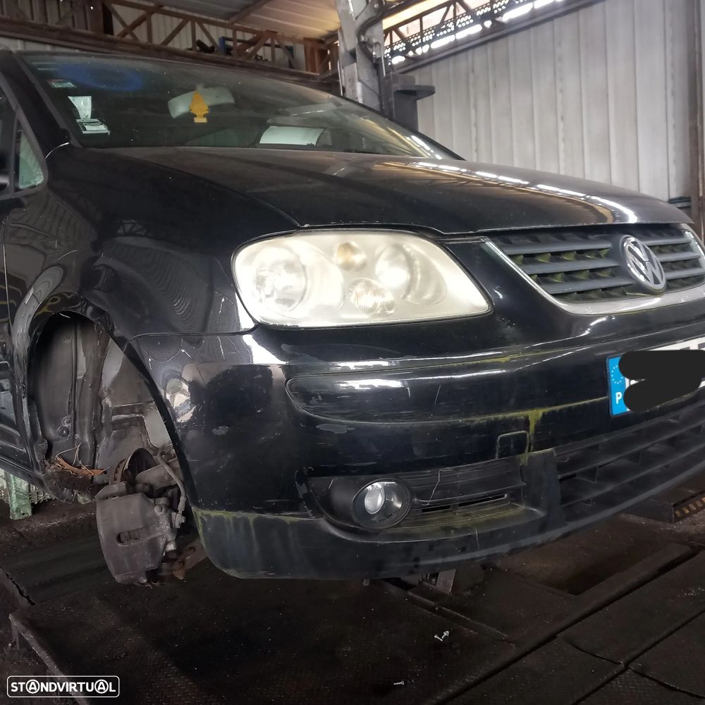 Frente completa sem airbags vw touran - 2