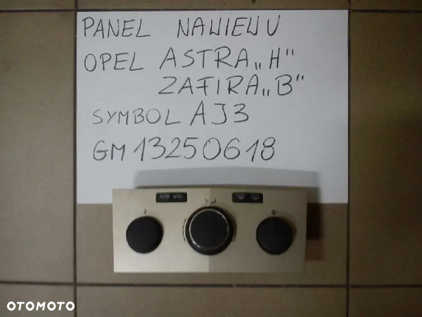 Panel Nawiewu Opel Astra H Zafira B Symbol AJ3