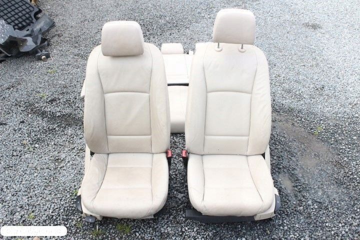 FOTELE KOMPLET JASNA SKÓRA BMW 5 KOMBI F11