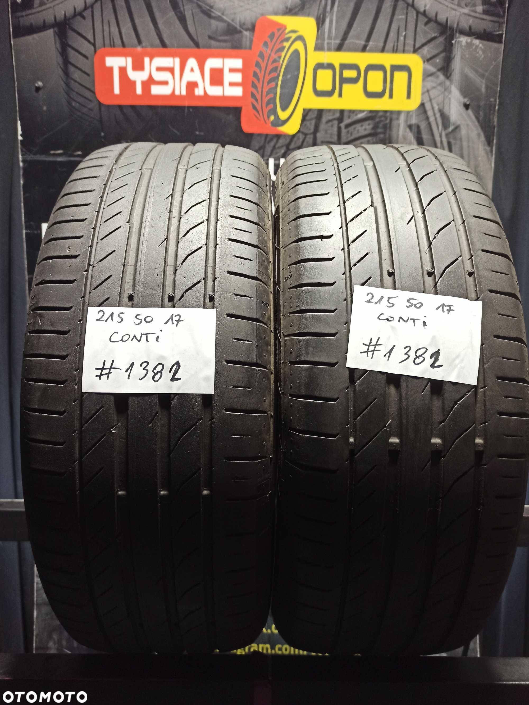 Opony Letnie 215/50/17 CONTINENTAL SPORTCONTACT #1382 - 1