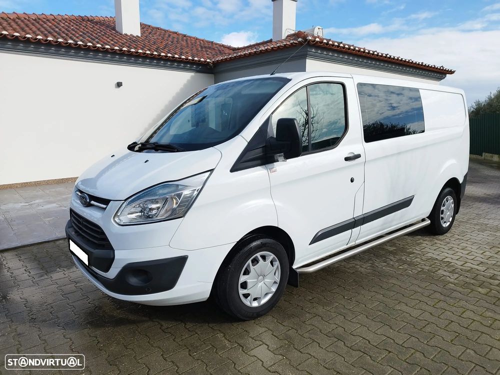 Ford Transit Custom 2.2 Tdci 125 Cv 5 Lugares, Longa A/C - 1