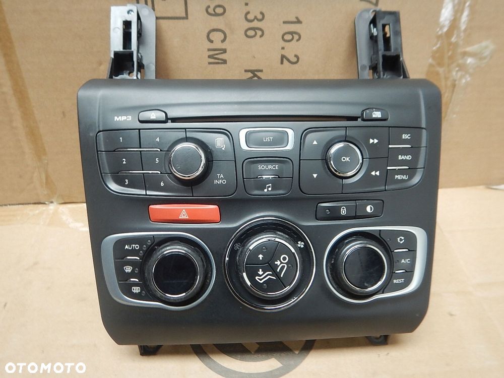 panel sterowania nawiewu citroen c4 ii 9675882277 - 2