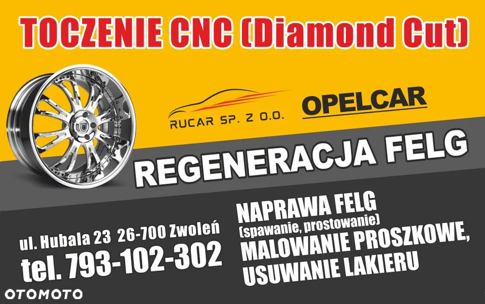 FELGI ALUFELGI REGENERACJA CNC MALOWANIE PIASKOWANIE NAPRAWA ZWOLEŃ - 2