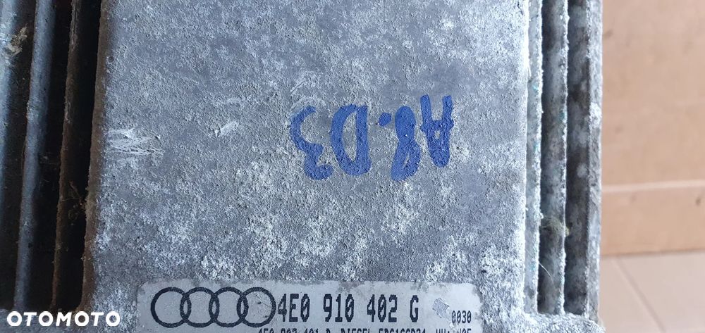 Komputer sterownik silnika Audi A8 D3 3.0 TDI 4E0910402G 4E0907401D - 6