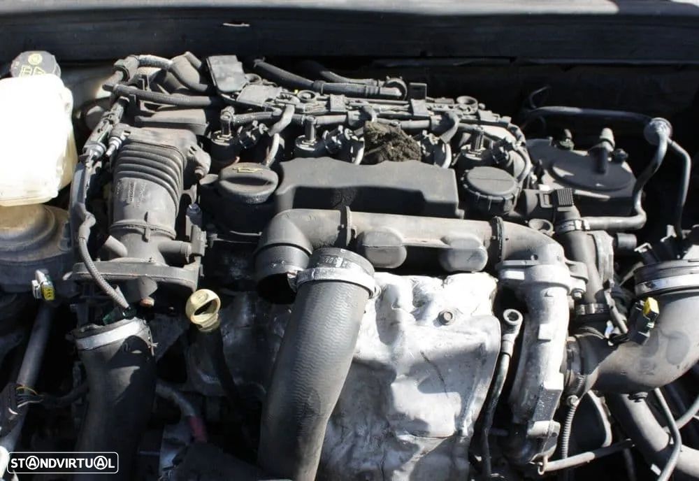 Motor usado HHJB FORD FIESTA 1.6 TDCI 90CV HHJA HHJC 9HX FOCUS PEUGEOT - 1
