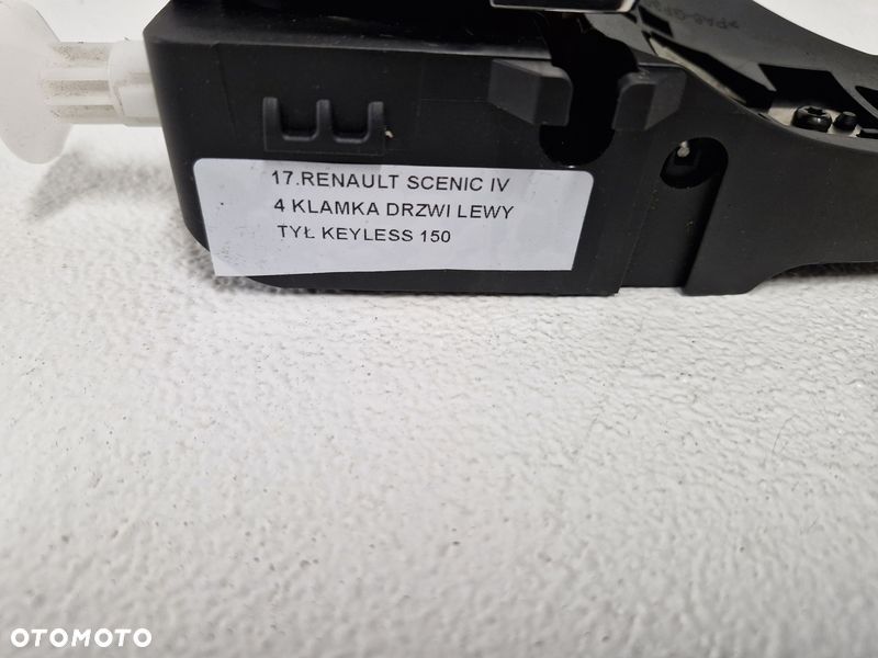 renault scenic 4 iv klamka zewnętrzna drzwi lewy tył lewa tylna keyless - 5