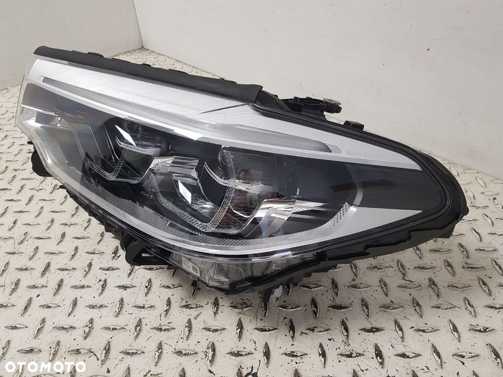 BMW 5 G30 G31 ADAPTIVE LED LAMPA LEWA PRZEDNIA PRZÓD REFLEKTOR FULL LED 7214961 7214961-06 - 4
