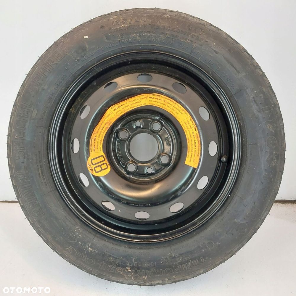 Koło dojazdowe Dojadówka 14 4x98 Fiat Punto, Panda 135/80B14 B780