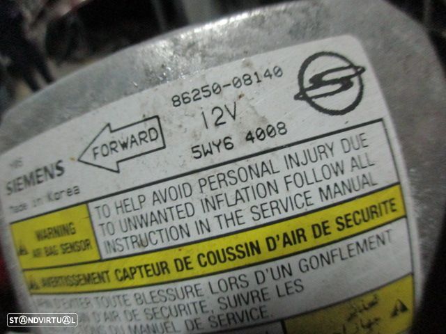 Kit Airbags 8620021500 511567000A 511566900A 601082000B 8625008140 SSANGYONG REXTON 2005 2.7XDI 165CV 5P CINZA PRETO Danificado - 11