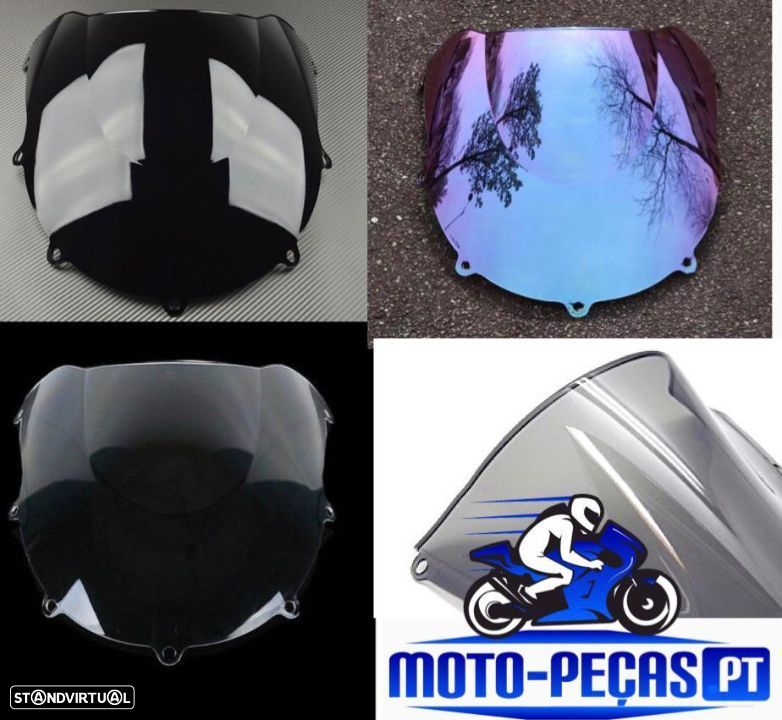 viseira nova  Suzuki Gsxr 600 - 750 ano 1996 ate 1999  vidro bolha srad - 1