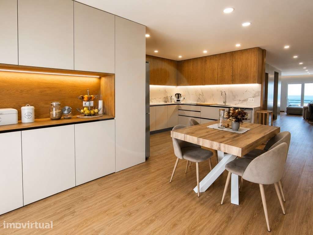 T2 Duplex com Terraço em 1ª Linha de Mar em Vila do Conde - Grande imagem: 2/25