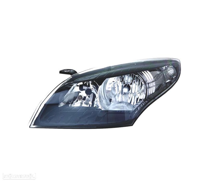 FAROL ESQ PARA RENAULT MEGANE III 12-14 FUNDO PRETO - 1