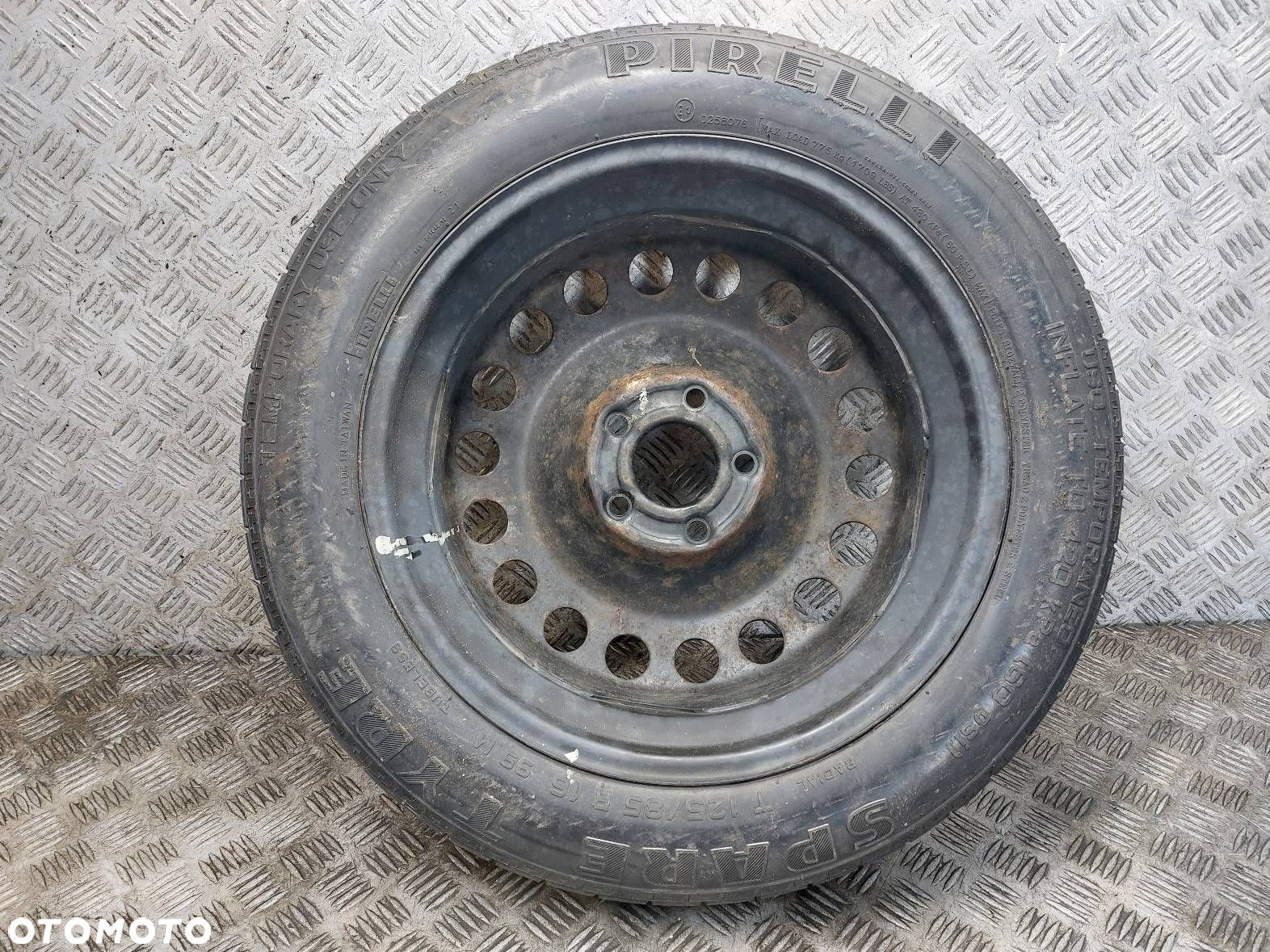 DOJAZDÓWKA 5X110 4Jx16 ET41 FI65,1 125/85R16 PIRELLI SAAB 9-3 II - 7