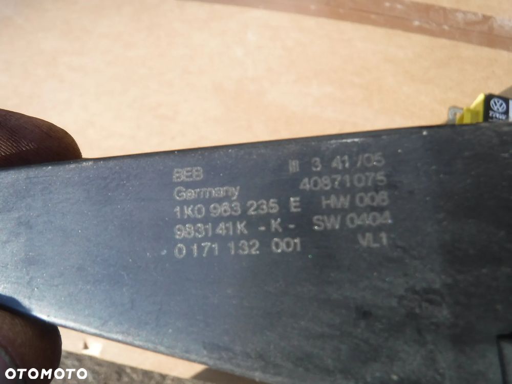 Vw Audi Skoda Seat grzalka nagrzewnica elektryczna 1K0963235E - 2