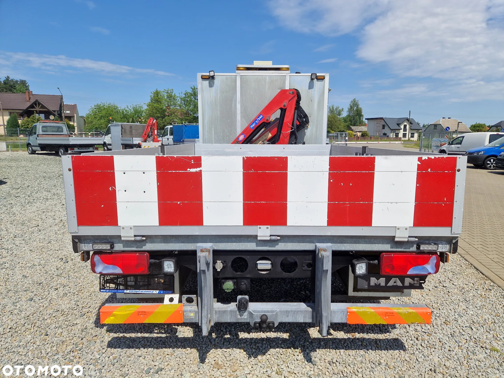 MAN TGL 12.250 DŻWIG HDS HIAB Z PILOTEM SKRZYNIA 4M 2 X KAMERA BLOKADA MOSTU SPANIE DUŻA KABINA - 4