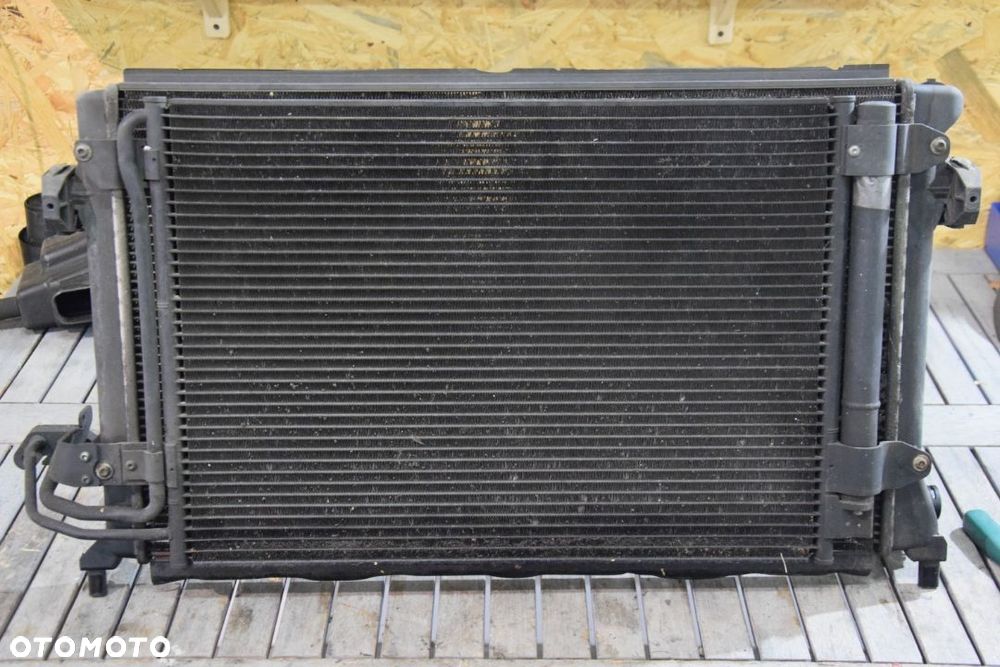 A3 8P Golf V Leon Octavia Komplet chłodnic wody + klimy 1K0121251E do 2.0 FSI 1.6 i innych