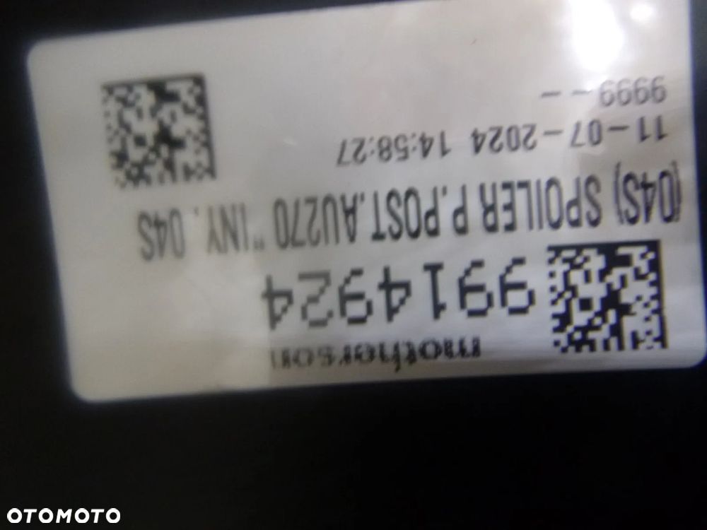 audi a1 ii 82a spoiler dokładka zderzaka tył nowa oryginał tylna tylny - 3