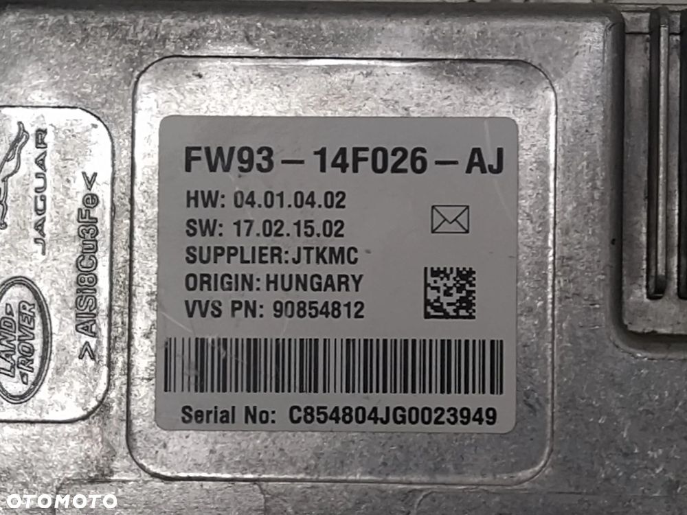 JAGUAR XJ X351 MODUŁ STEROWNIK KAMERY ORYGINAŁ - 3