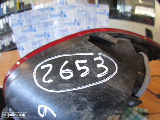 Farol Tras 6R0945095N 6R0945111B 6R0945095P VW POLO 6R FASE 1 2014 1.6TDI 90CV 5P VERMELHO TE ORIGINAL - 4