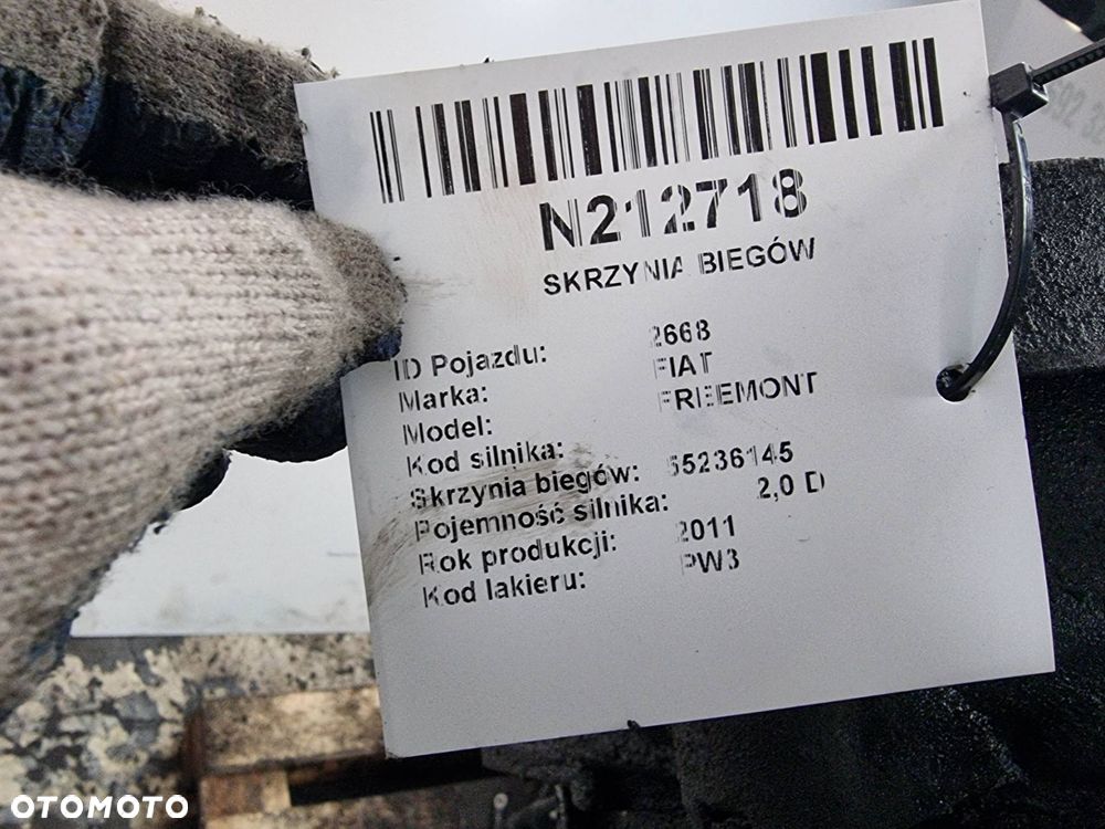 SKRZYNIA BIEGÓW FIAT FREEMONT 55236145 - 6