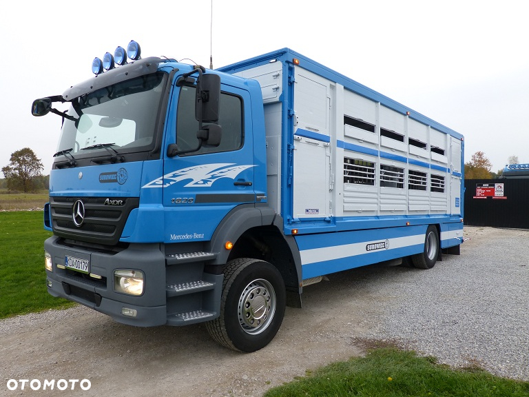 Mercedes-Benz AXOR 1829 DO ŻYWCA / ZWIERZĄT / BYDŁA Z WAGĄ / SUPER STAN / EURO 5 / DŁ. 7.50 M / CAŁY NA PODUSZKACH / DMC 18T!! - 15