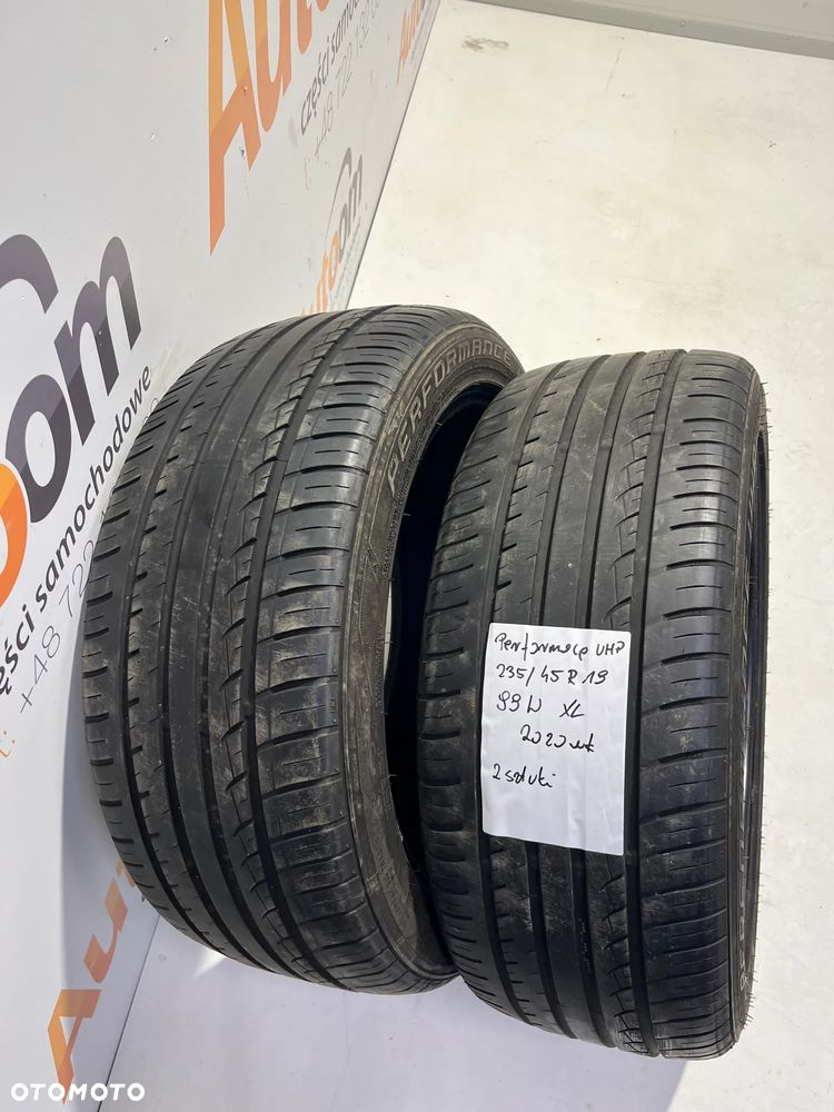 2szt opony letnie 235/45r18 PERFORMANCE UHP 98W Xl 2020R - 2
