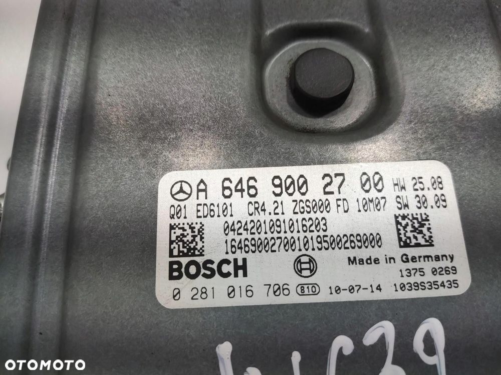 STEROWNIK KOMPUTER SILNIKA MERCEDES VITO W639 2.2 CDI 2003-2009 A6469002700 - 4