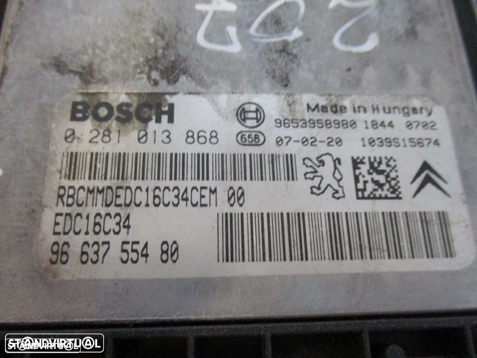 Centralina motor Peugeot 1.6 Hdi Bosch - 2