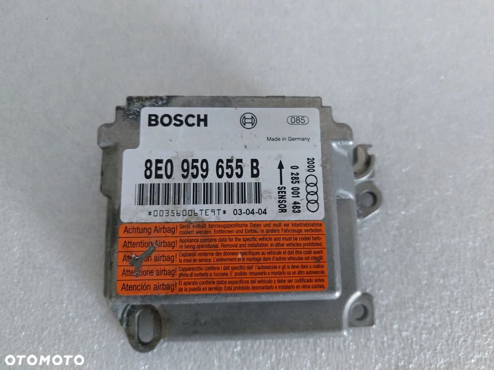 SENSOR MODUŁ PODUSZEK POWIETRZNYCH AUDI A4 B6 8E0959655B - 1