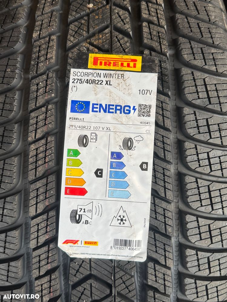 Vând set anvelope 275/40/22-315/35/22 Pirelli de iarnă noi - 2