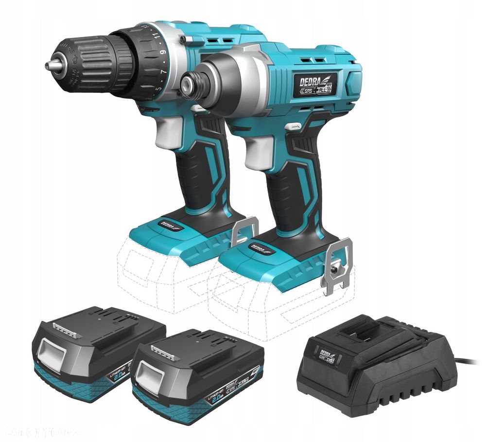 Zakrętarka udarowa Dedra SASALL DED7045 18 V - 6