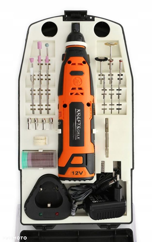 MINI SZLIFIERKA 12V  AKCESORIA KD1669 - 7