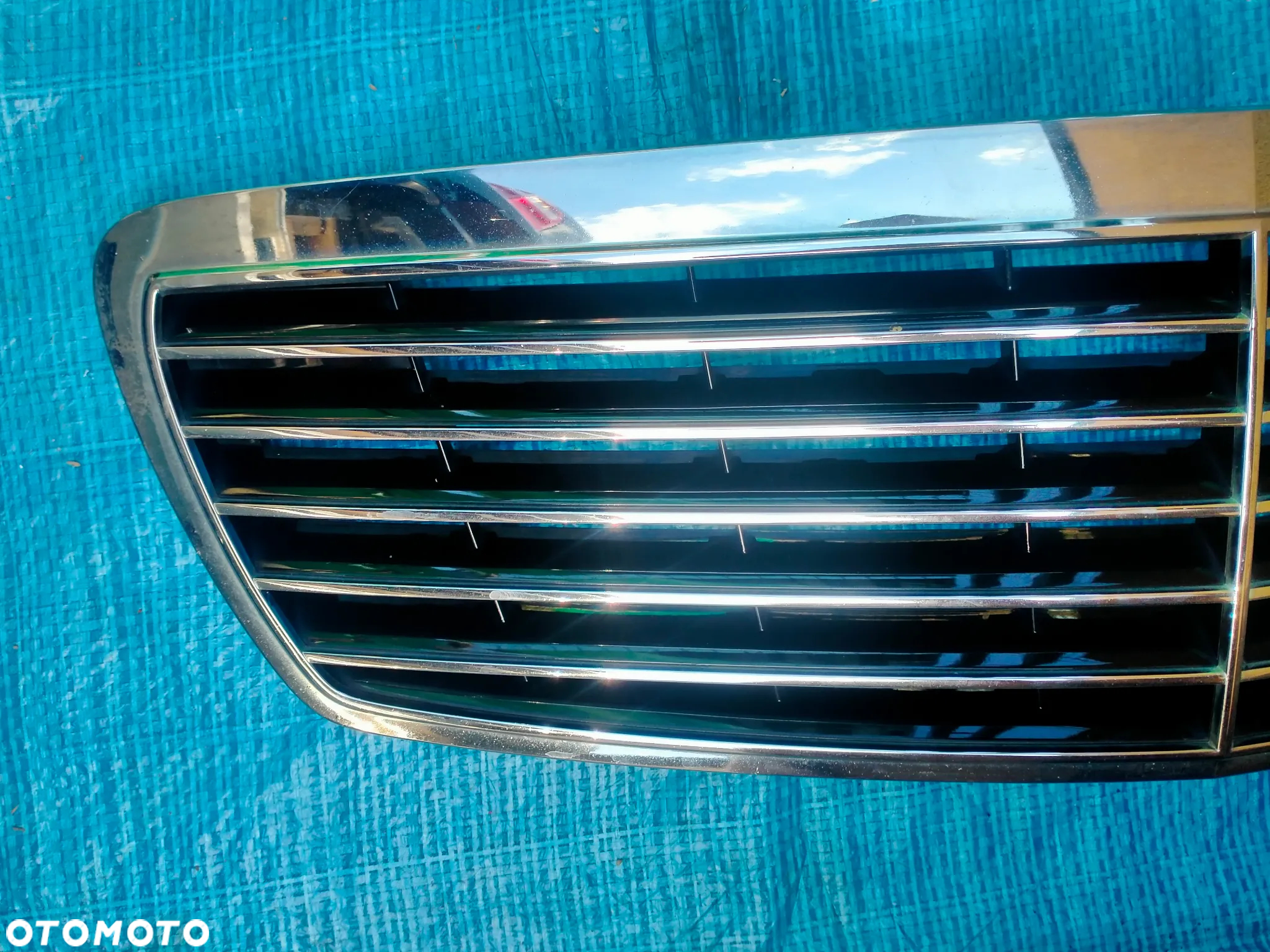MERCEDES E klase W211 AVANTGARDE / GRIL / ATRAPA PRZEDNIA / CHROM ŁADNY / ORYGINAŁ - 8