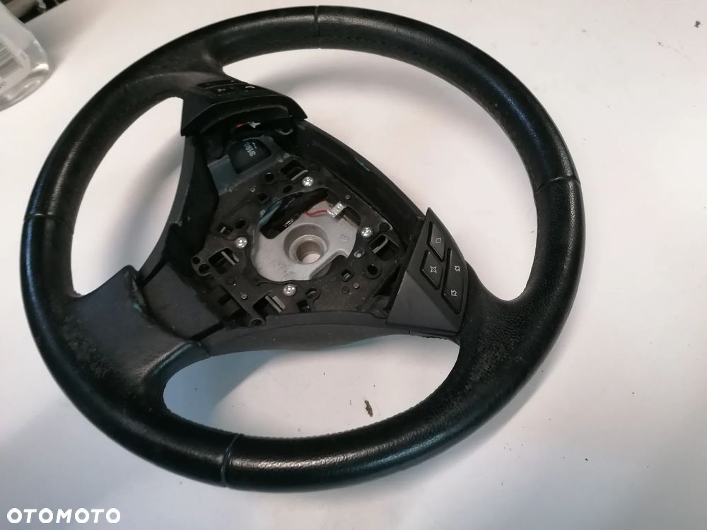 BMW 5 E60 E61 03- KIEROWNICA MULTIFUNKCJA SKÓRZANA - 3