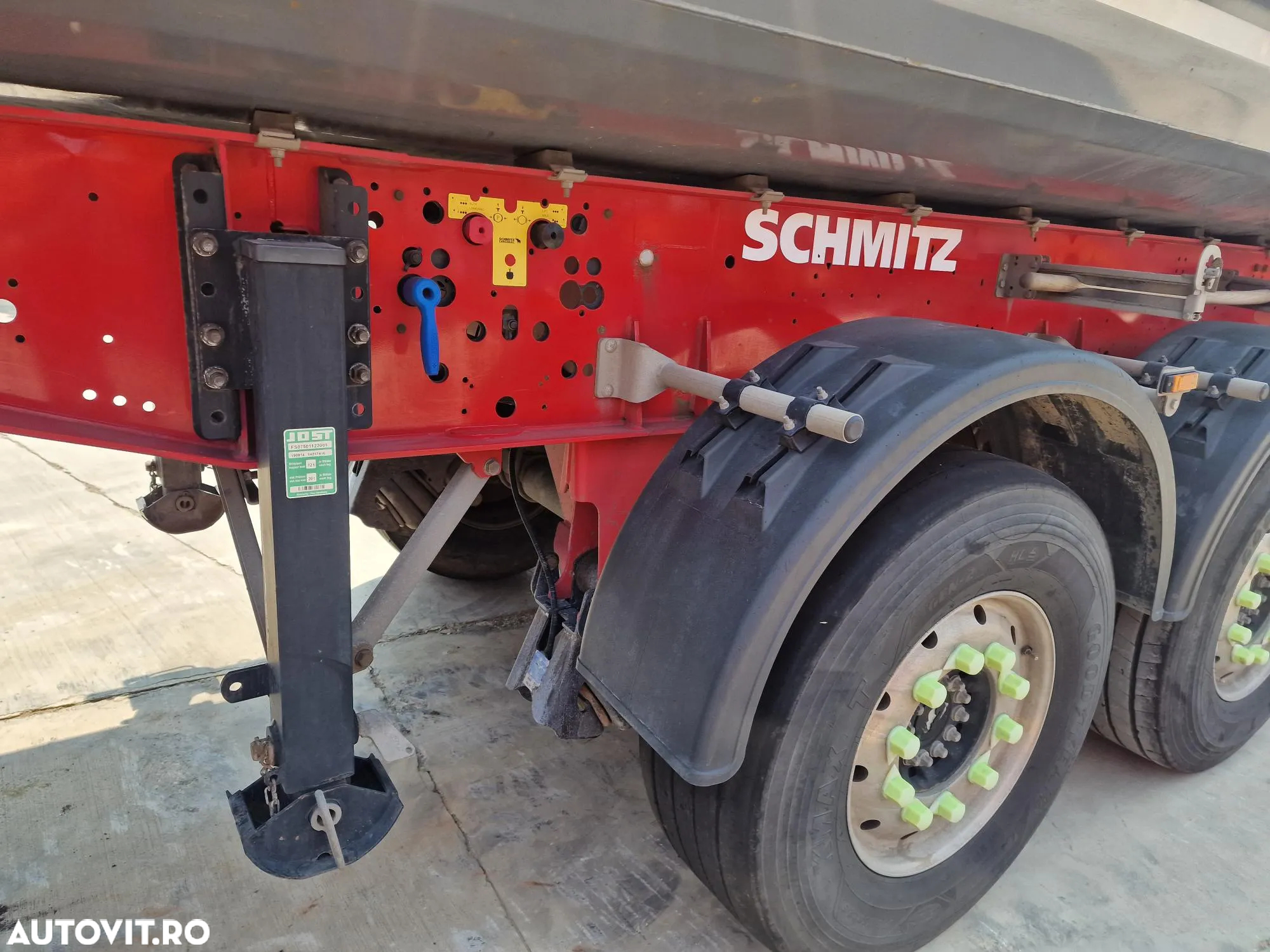 Schmitz Cargobull SKI 8.2, 28mc, Prelata CULISANTA automat, jante ALUMINIU, Anv 70% ok, otel, arata si ruleaza FOARTE BIINE, posibilitate leasing 4 ani-PROMOTIE 22900 EUR+Tva - 19