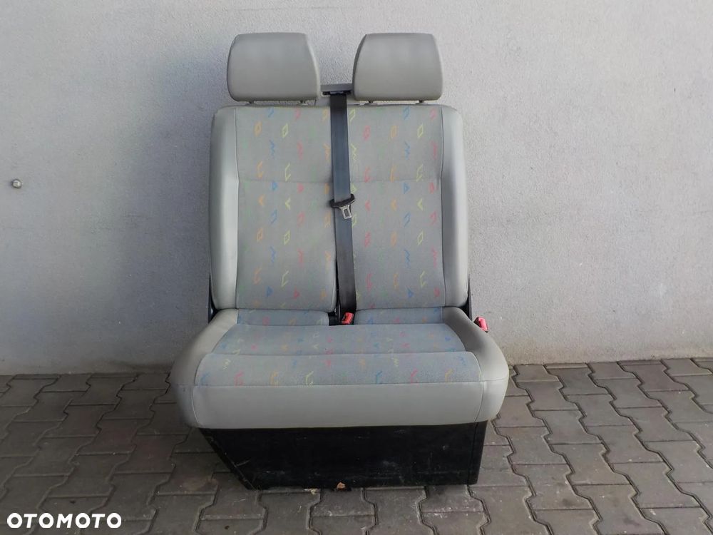 VW T5 FOTEL PODWÓJNY PASAŻERA PRZÓD DWÓJKA INKA - 1