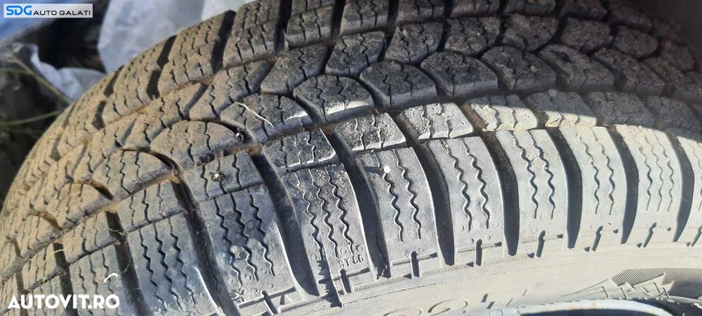 Janta Roata Rezerva Tabla 185 60 14 R14 cu Anvelopa Cauciuc Iarna Chevrolet Aveo 2003 - 2011 [C1173] - 3
