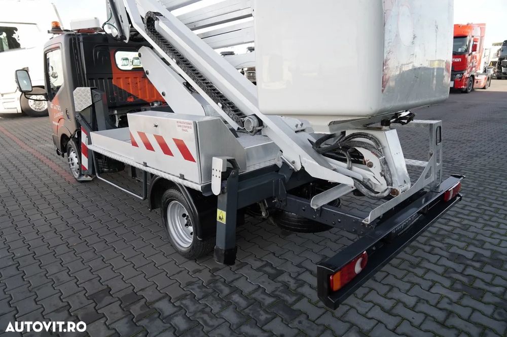 Nissan CABSTAR / ZWYŻKA 16,3 METRÓW / FRANCE ELEVATEUR /  BLIŹNIAK / UDŹWIG - 200 kg / 4 PODPORY / - 17