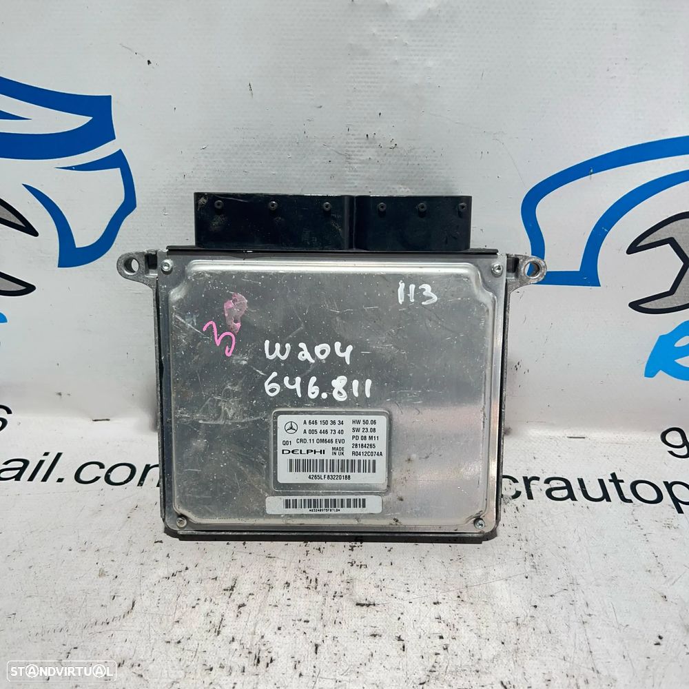 .Centralina Motor Delphi Mercedes Benz 2.2 CDi 646.811 A 646 150 36 34 / R0412C074A CRD.11 OM646 EVO - 3