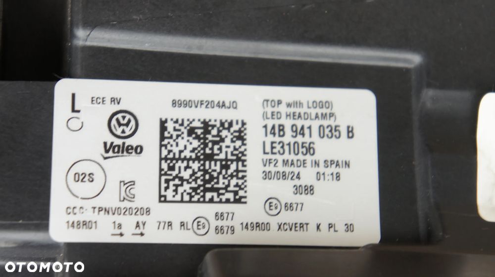 PRZEDNIA LEWA LAMPA VW ID7 iD7 IQ LIGHT - 13