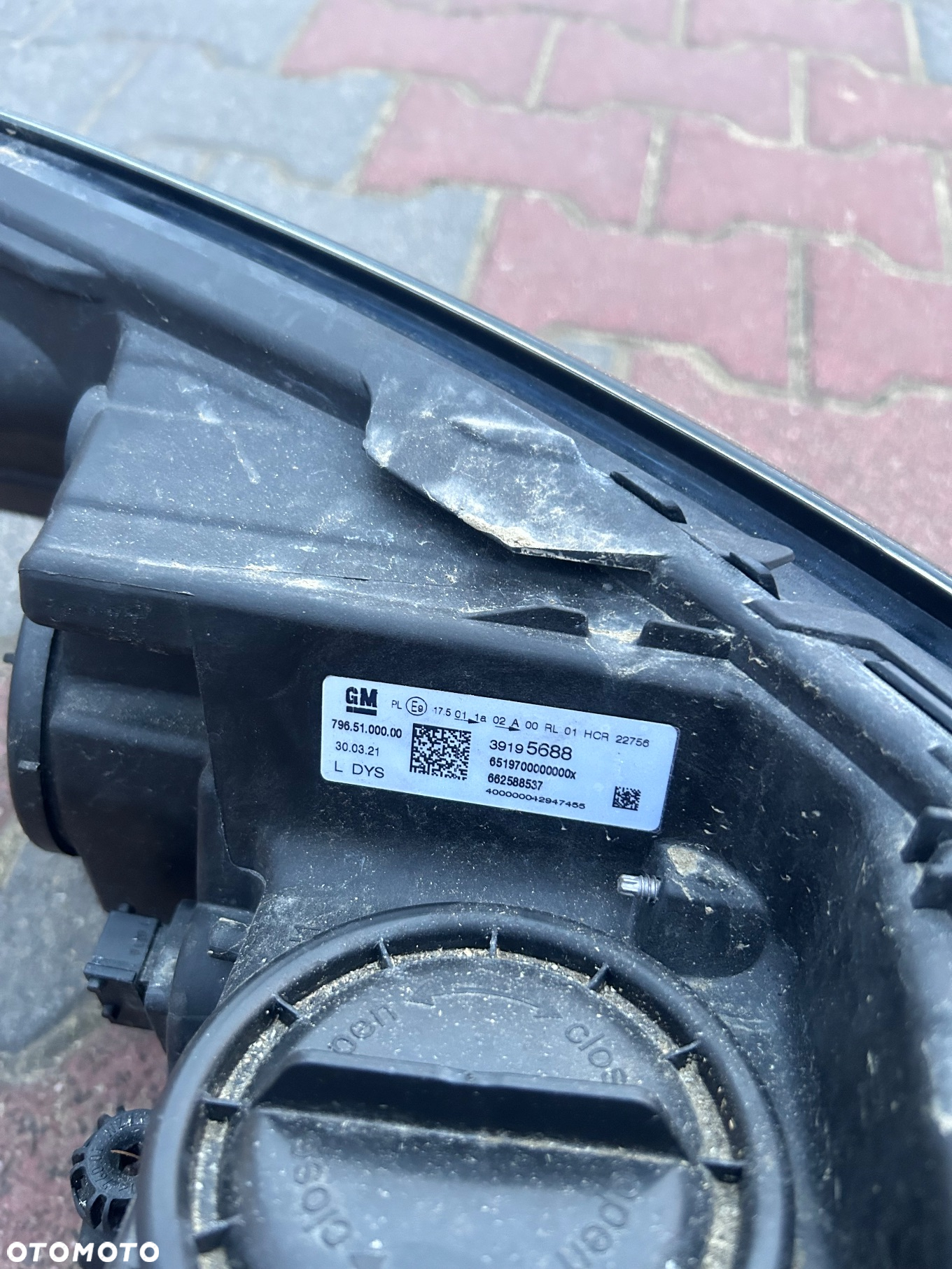 Opel astra K V Lift lampa przednia lewa full led - 3