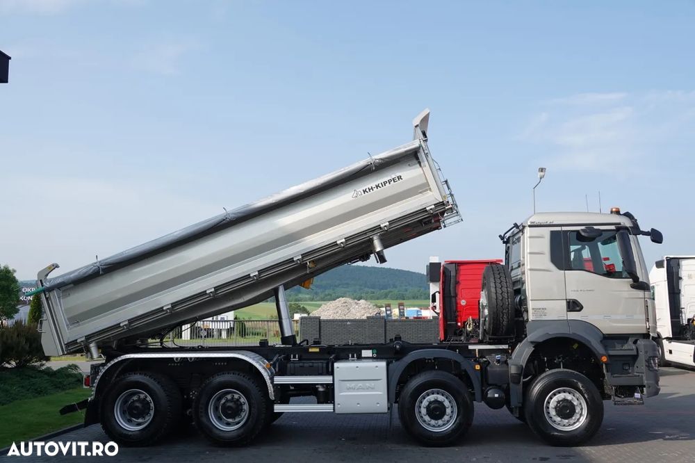 MAN TGS 41.480 / 8x6 / BASCULANĂ SPATE / MANUAL / NOU NOU / KH-KIPPER / - 8