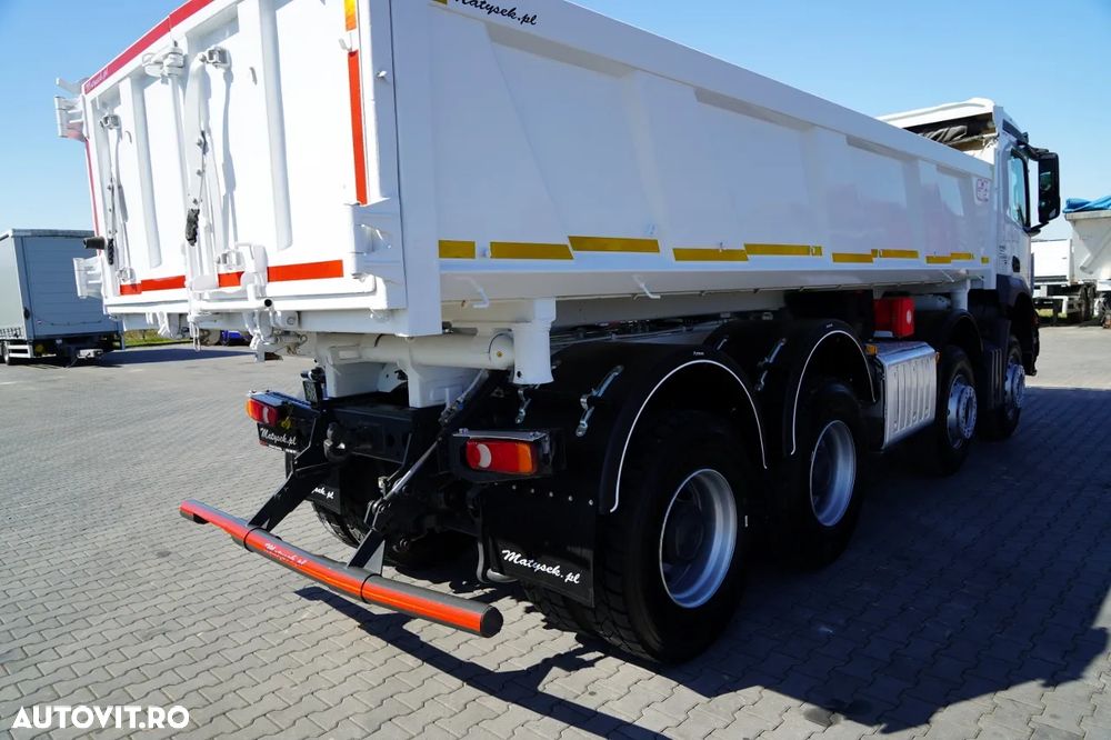Mercedes-Benz AROCS 3243 / 8x4 / BASCULĂ DUBLU 6,1 M / LOCUL POSTAL HIDRODOXY / BORDMATIC / AUTOMATĂ / ANVELOPE 100% / EURO 6 / - 20
