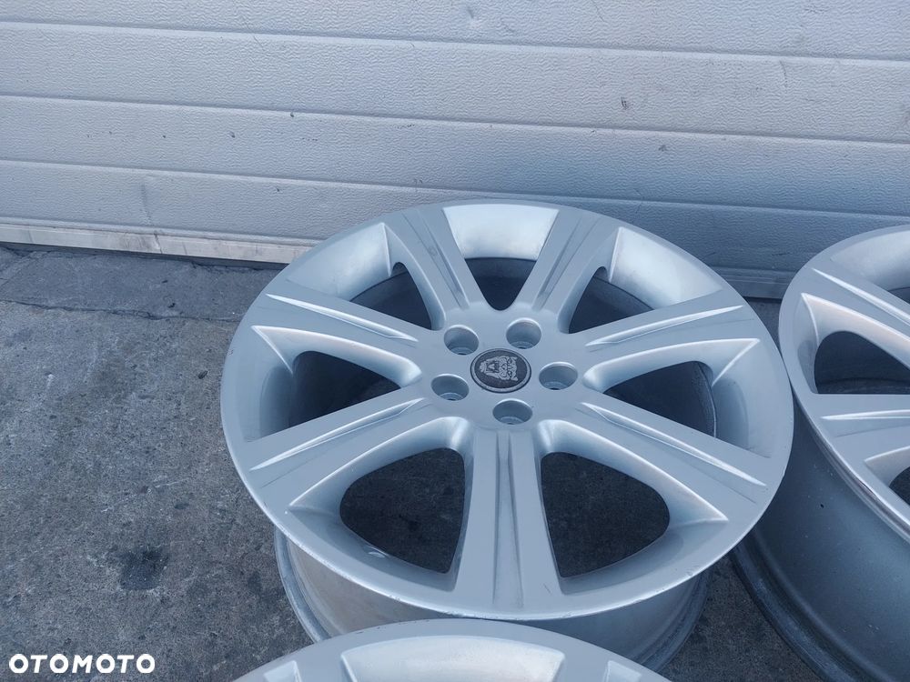 JAGUAR XF S-TYPE F PACE XE FELGI ALUMINIOWE R18 8.5J ET49 5X108 OE JAGUAR 6W83-1007-AB PROSTE! - 6