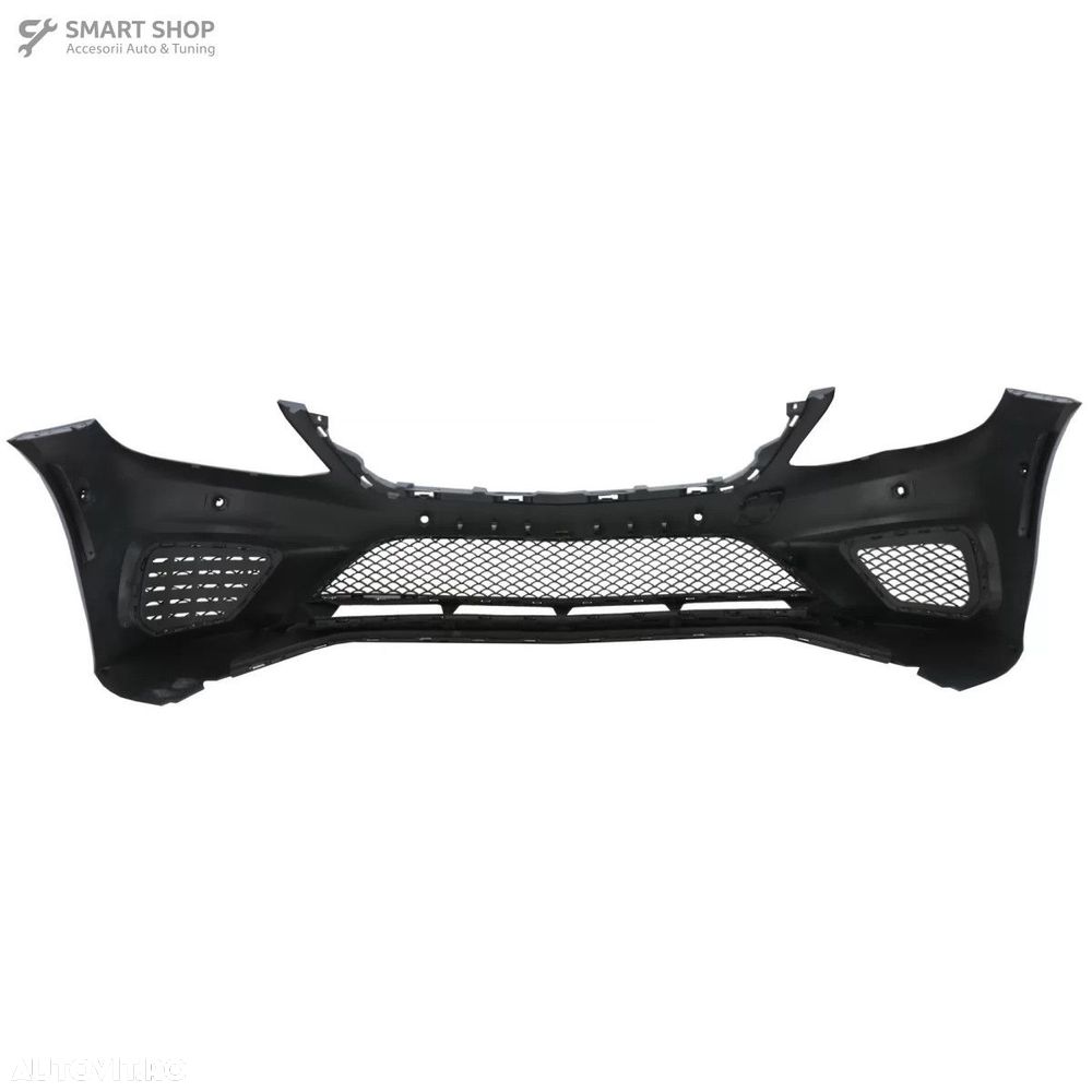 Pachet Exterior cu Grila Centrala Negru Lucios Mercedes S-Class W222 ( - 7