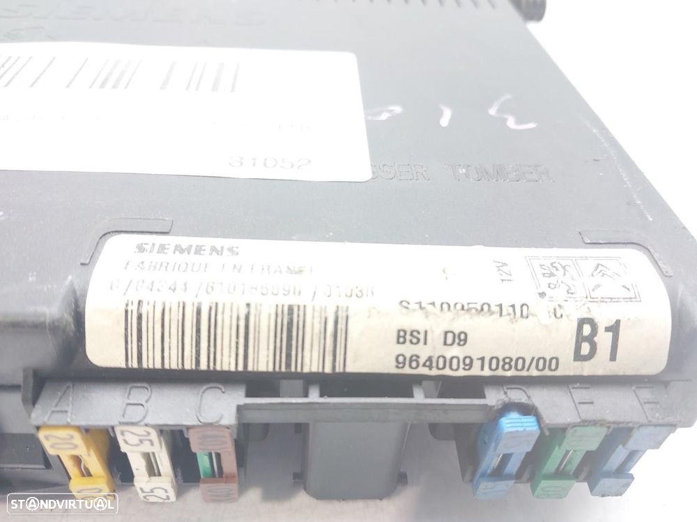 CENTRALINA BSI PEUGEOT 406 2001 -9640091080 - 4